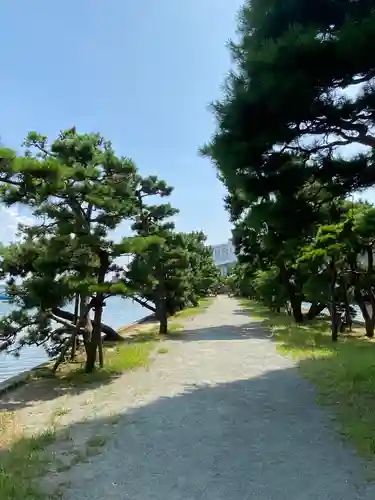琵琶島神社の周辺