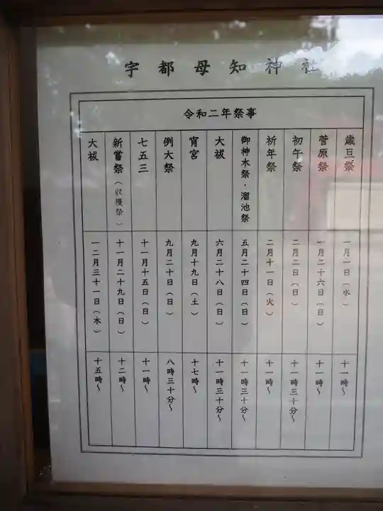 宇都母知神社のその他建物