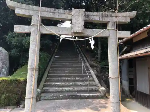 大蓑彦神社の鳥居