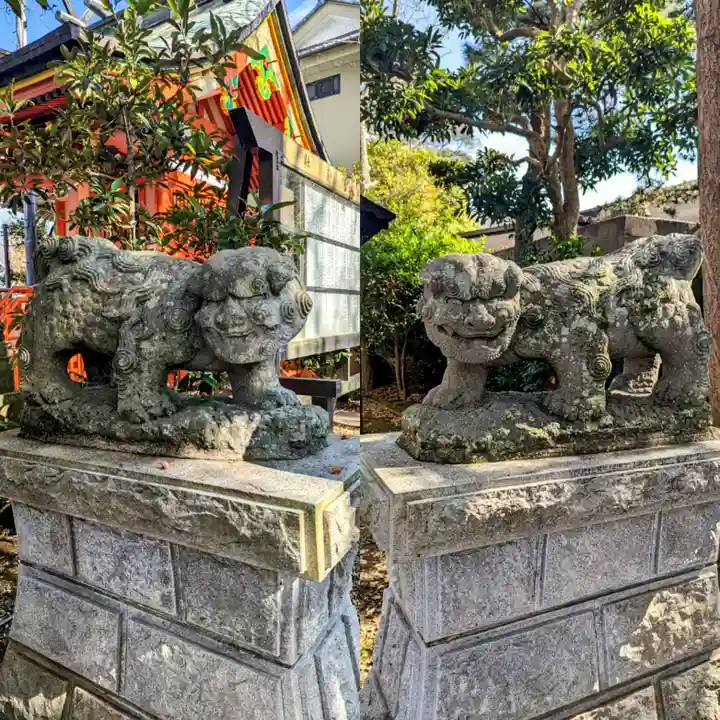 銚港神社の狛犬