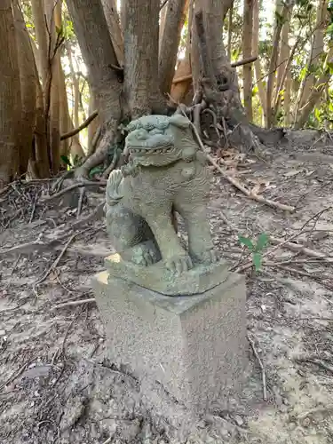 北上神社の狛犬