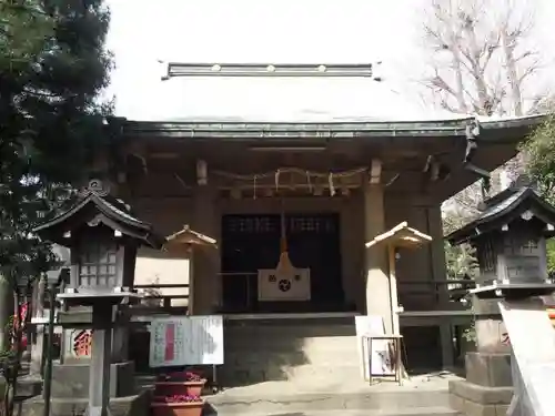 上目黒氷川神社の本殿・本堂
