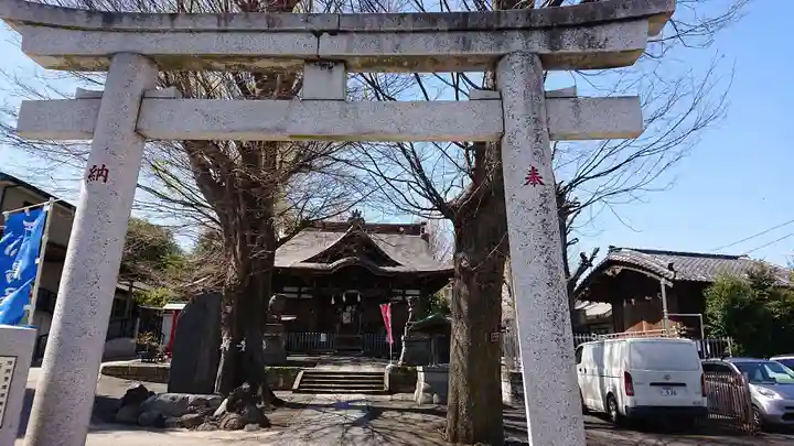 滝野川八幡神社の鳥居