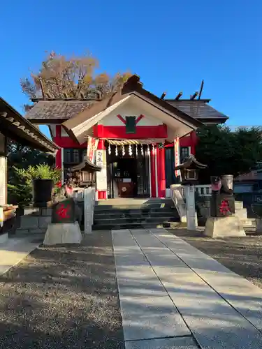 元郷氷川神社の本殿