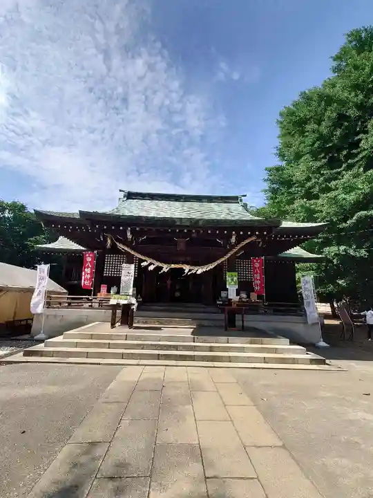 峯ヶ岡八幡神社の本殿・本堂