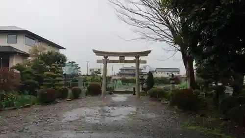 渋脇山神社の鳥居