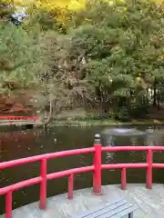 間々田八幡宮の庭園