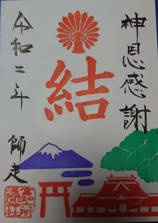 富知六所浅間神社の授与品その他