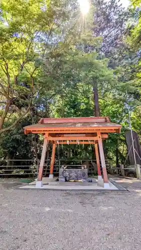 下総国三山　二宮神社の手水舎