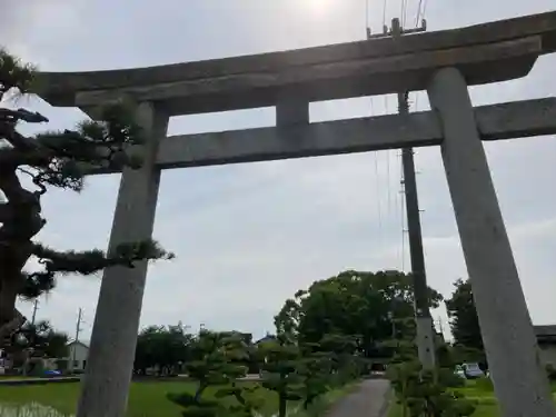 履脱天満神社の鳥居