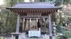 道野辺八幡宮の手水