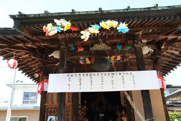 音路太子堂の本殿・本堂