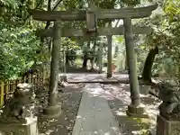 渋谷氷川神社の鳥居