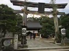 松陰神社の鳥居