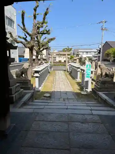 感田神社の鳥居