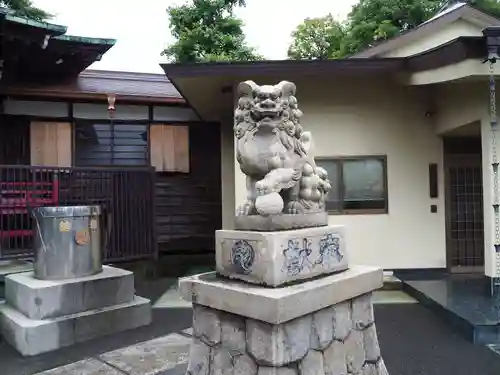 子安八幡神社(北糀谷)の狛犬