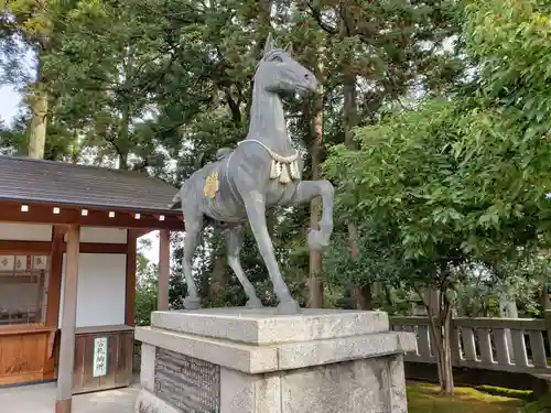 姉倉比賣神社の狛犬