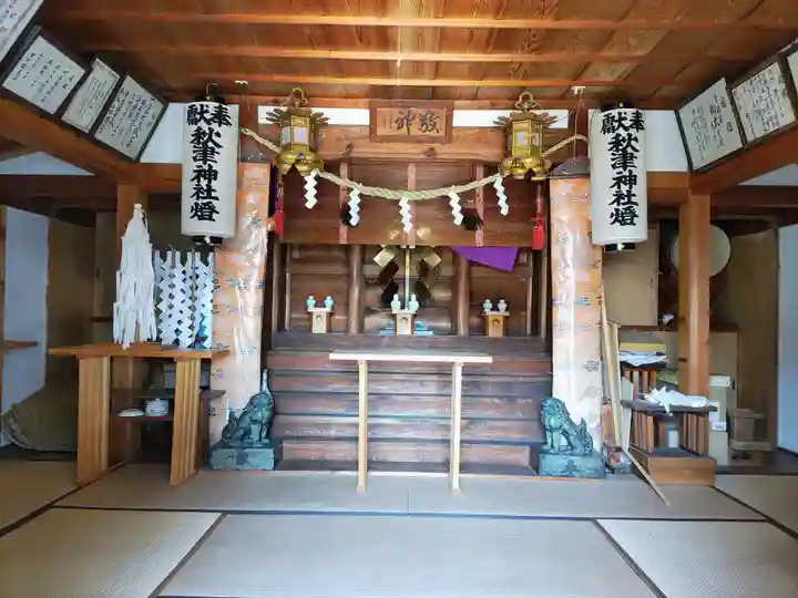 秋津神社(高松)の本殿・本堂