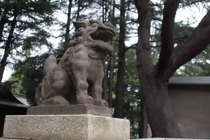川口神社の狛犬
