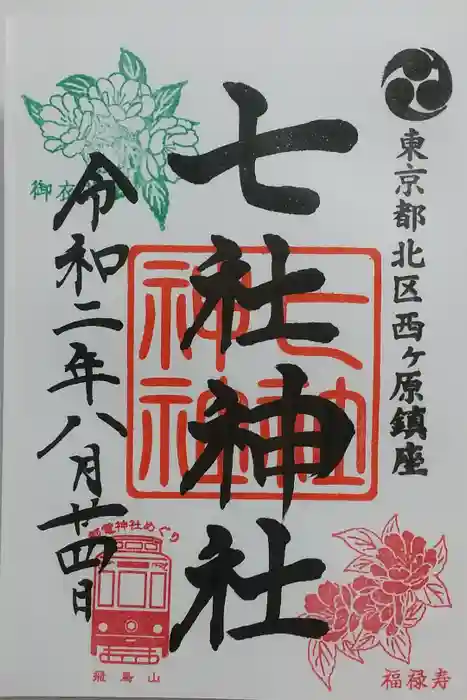 七社神社の御朱印