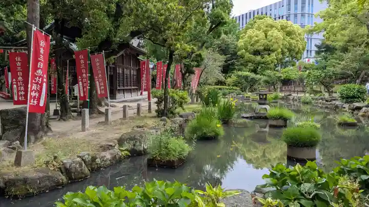 三日恵比須神社 (住吉神社境内社)の庭園