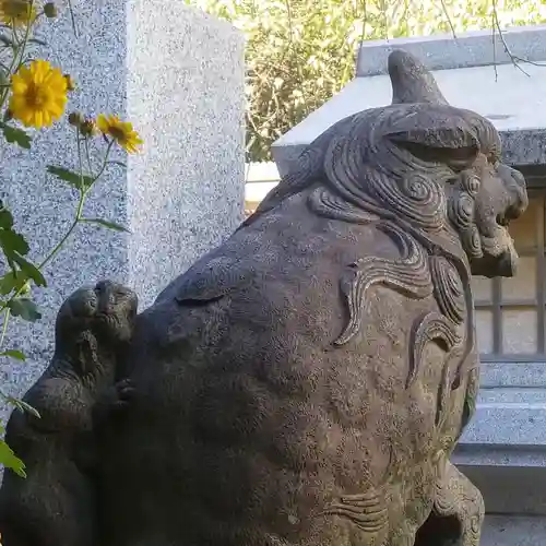 牛天神北野神社の狛犬