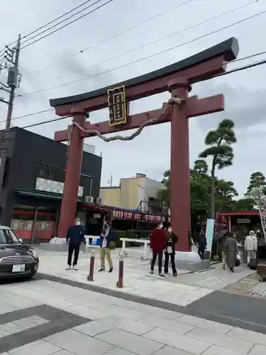 笠間稲荷神社の鳥居