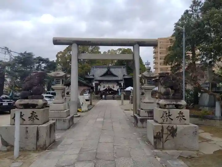 廣瀬神社の鳥居
