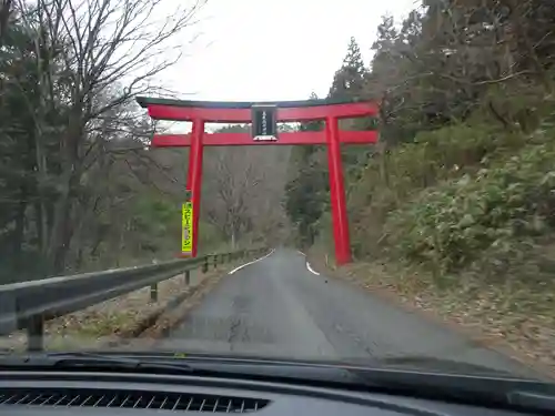 萬蔵稲荷神社の鳥居