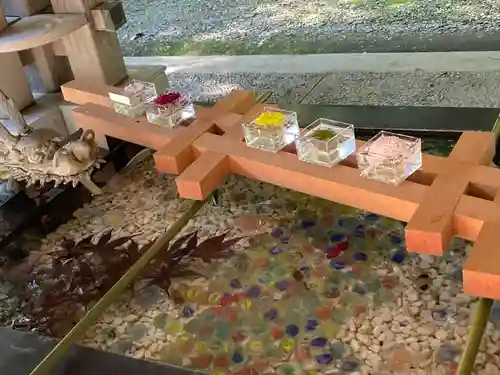 帯廣神社の手水舎