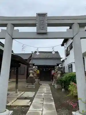 御嶽神社(小児玉稲荷社)の鳥居