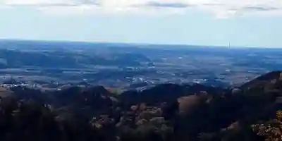 青麻三光神社の景色
