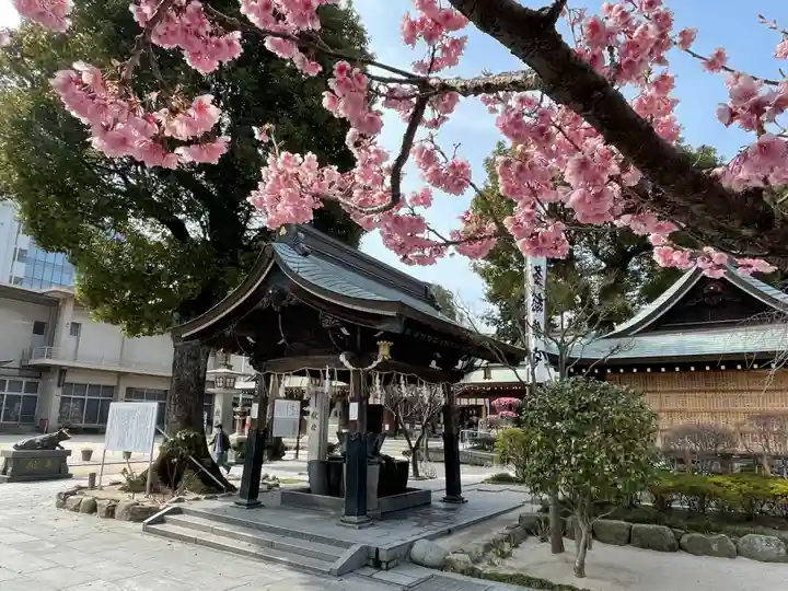 櫛田神社の手水舎