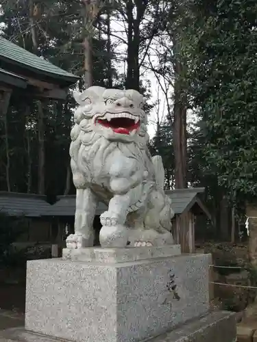 弓田香取神社の狛犬