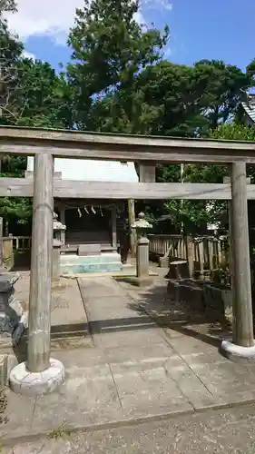 鶴谷八幡宮の鳥居