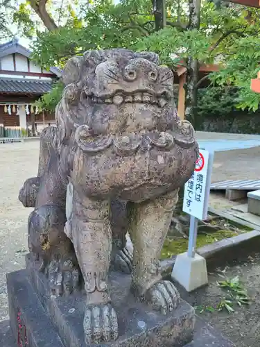 篠栗総鎮守 老松神社の狛犬