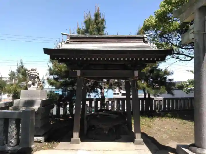 久里浜住吉神社の手水舎