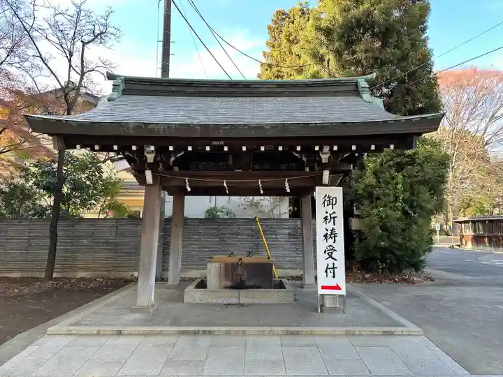 諏訪神社の手水舎