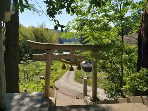 諏訪神社の鳥居