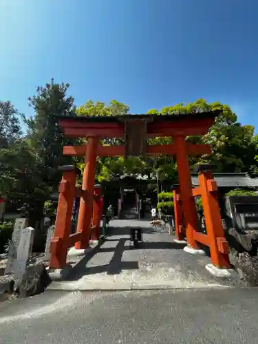 敢國神社の鳥居