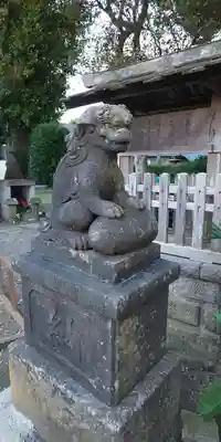 神明神社の狛犬