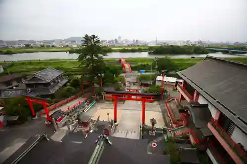 草戸稲荷神社の景色