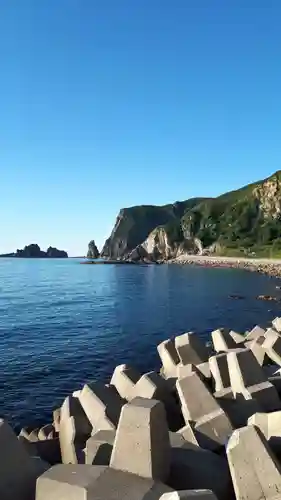 神恵内嚴島神社の景色