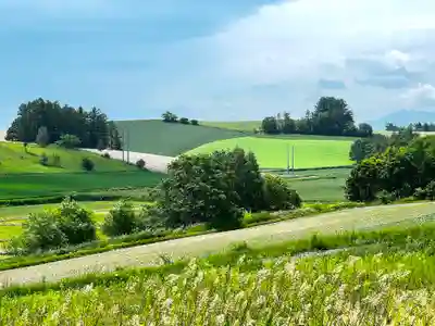 富良野神社の周辺