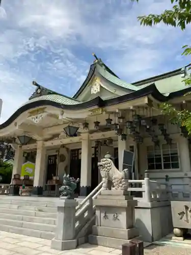 難波八阪神社の本殿