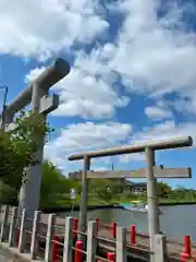 息栖神社の鳥居