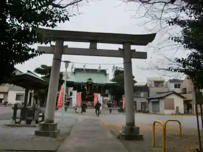 三輪里稲荷神社の鳥居
