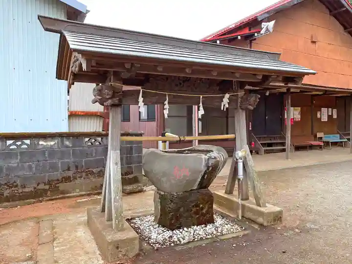 小野神社の手水舎