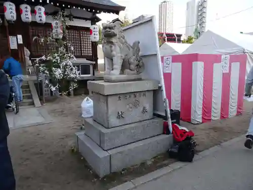 敷津松之宮　大国主神社の狛犬