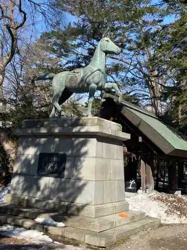 帯廣神社の狛犬